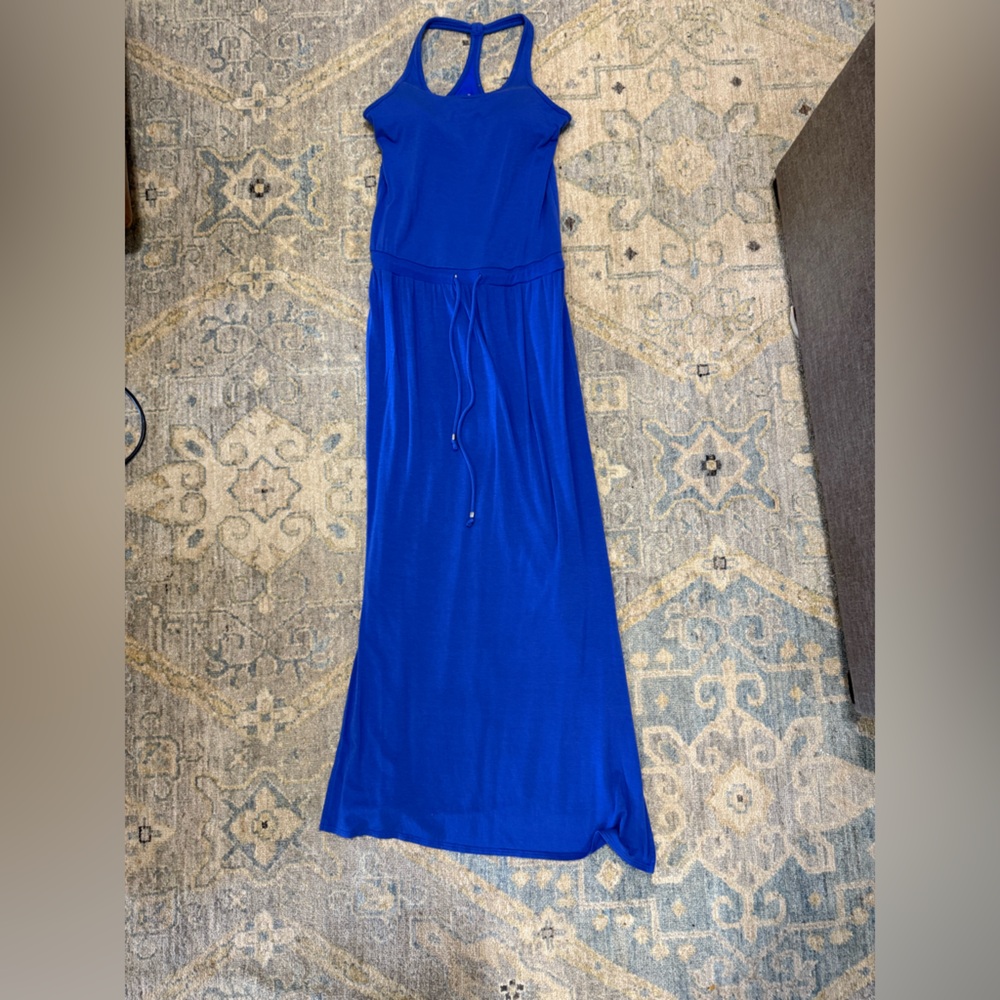 SOLD Athleta maxi dress blue